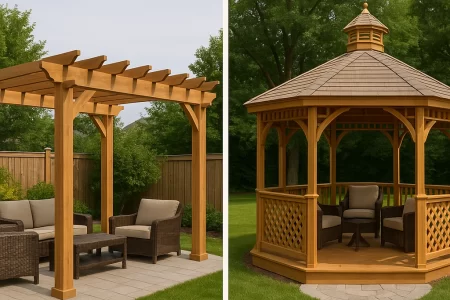 Pergola vs Gazebo