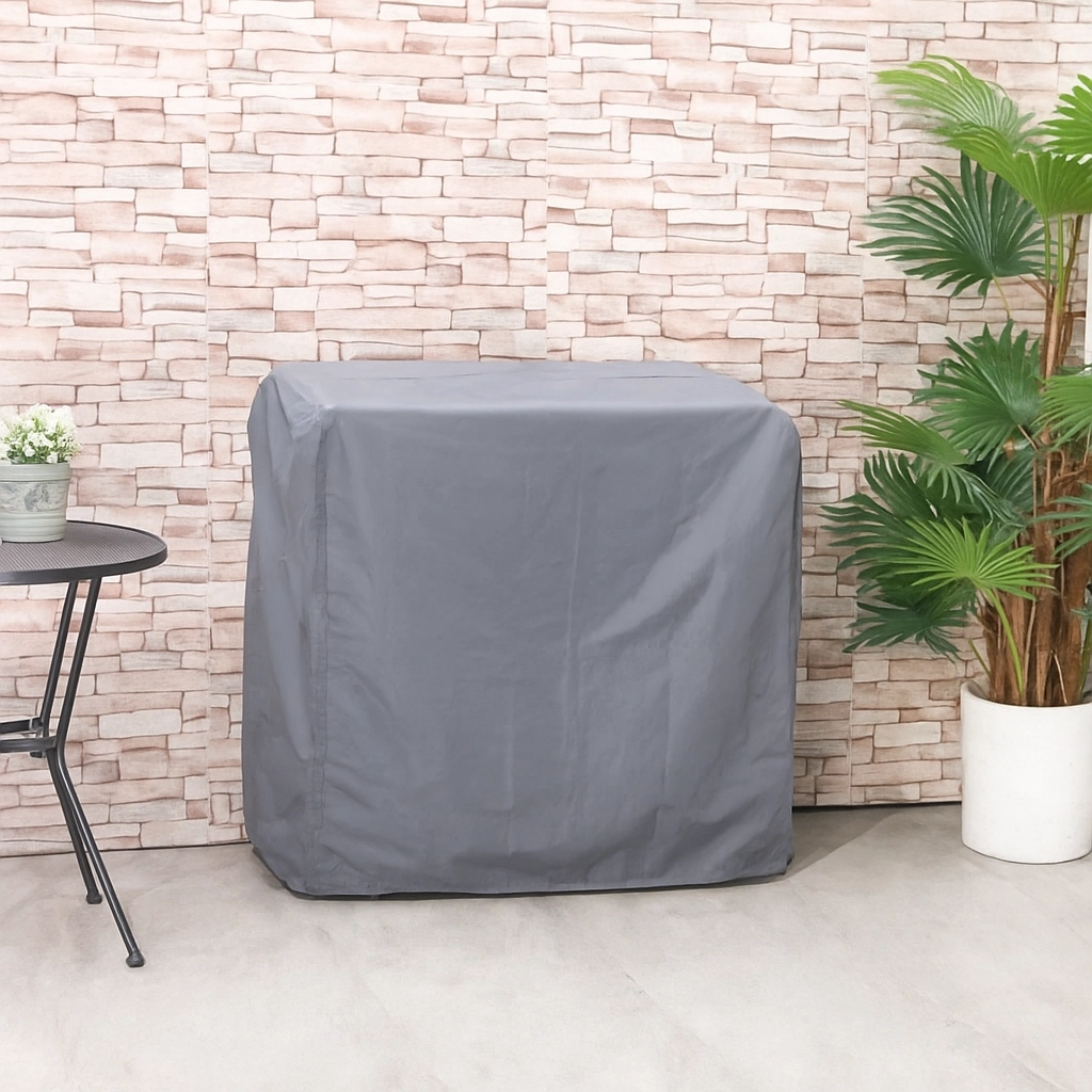 Outdoor cabinet with waterproof cover for all-season protection from dust and moisture