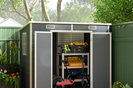 A Grey Garden Shed
