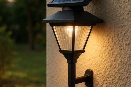 Outdoor Solar Light on a wall