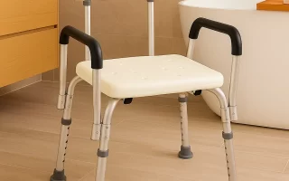 Shower chairs enhance bathroom safety, offering comfort and support for those with mobility challenges.