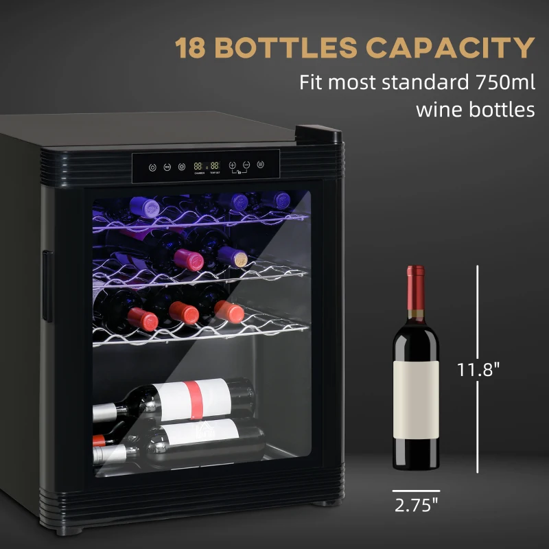 Black wine cooler beside silver beverage cooler on wooden floor.