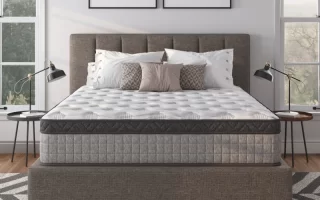mattress on bed for quality sleep and better physical and mental well-being