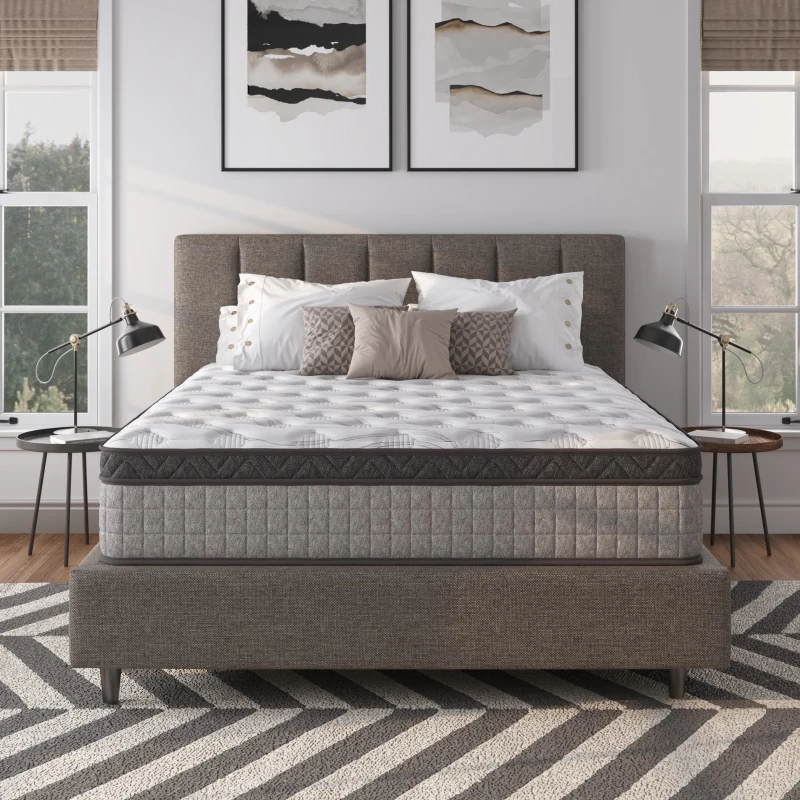 mattress on bed for quality sleep and better physical and mental well-being