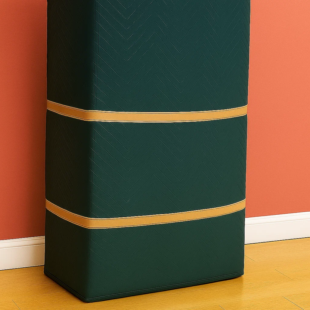 Wardrobe placed in new room after moving