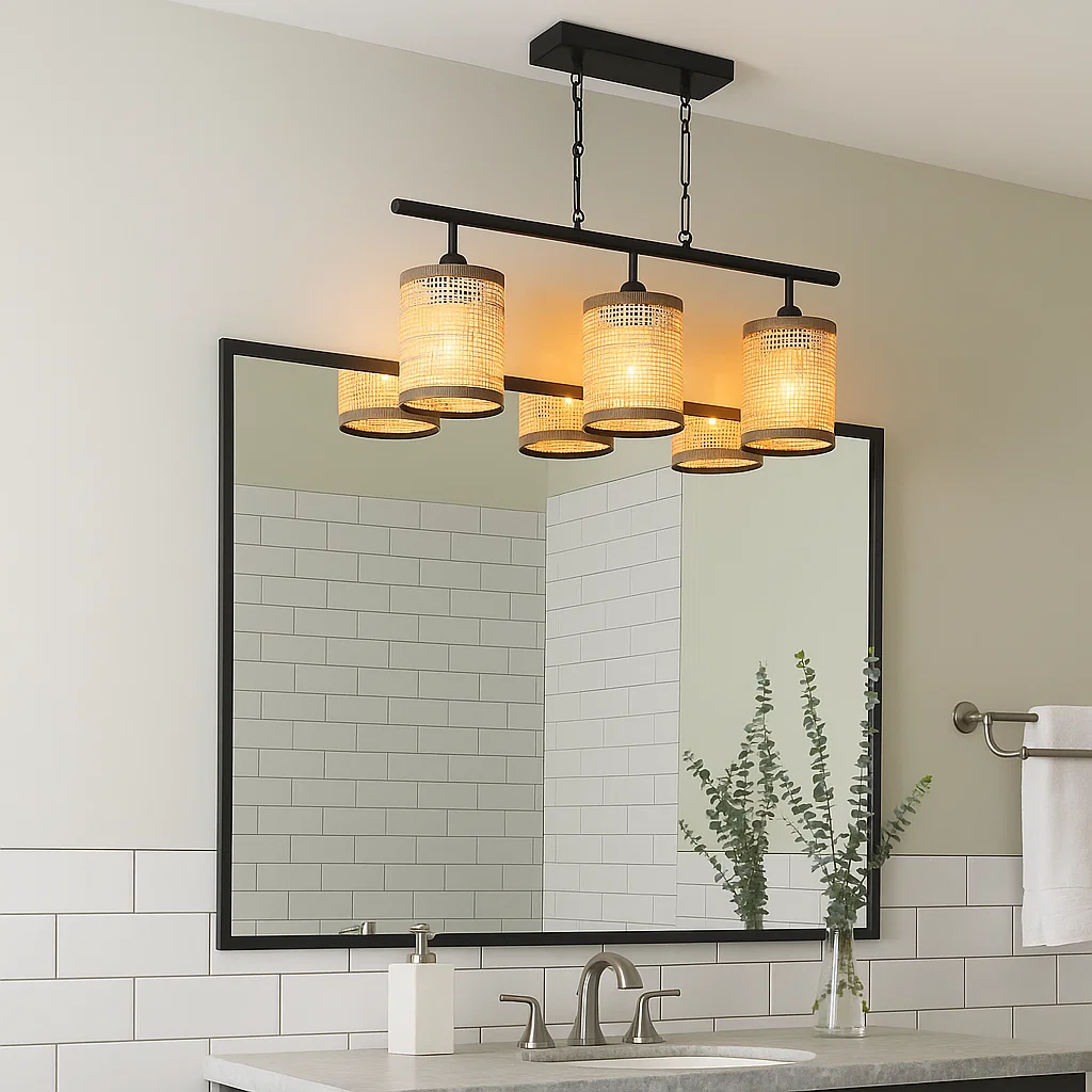 Linear Alabaster Pendant Light | Elegant Kitchen Island Fixture –  Vinlighting, image size:1024x1024