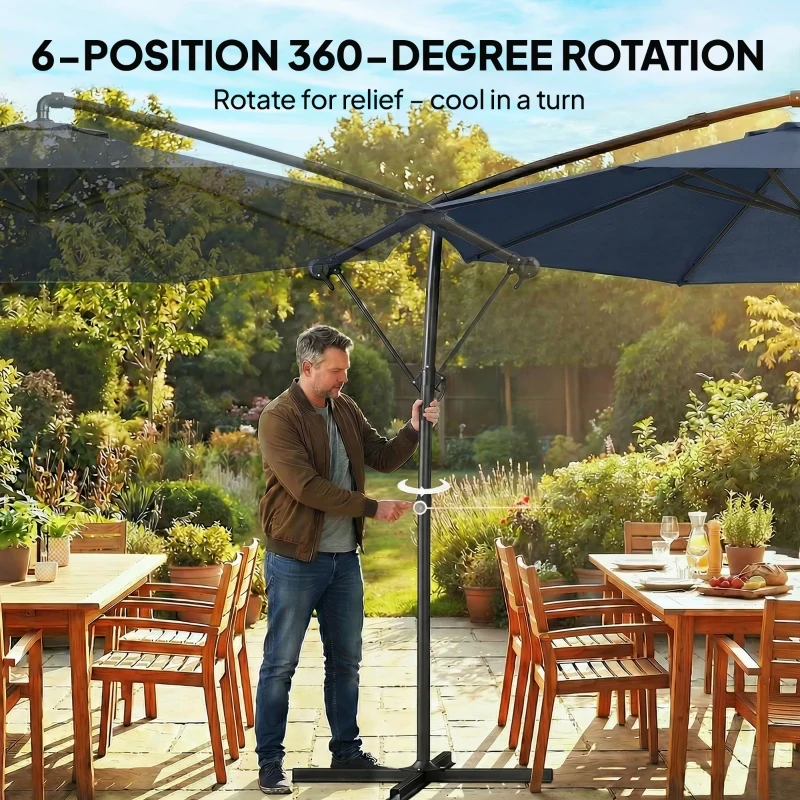 7 piece patio dining set with umbrella EROMMY 7-Piece Patio Dining Set, 6 Metal Slat Chairs & Rectangular Table w/  Umbrella Hole