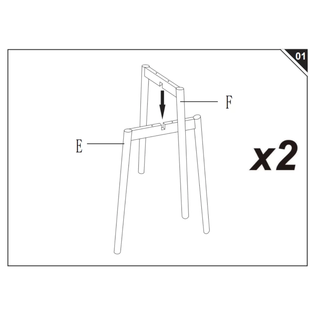 Assembly Instructions for HOMCOM 360° Swivel Bar Stools Set of 2 (SKU ...