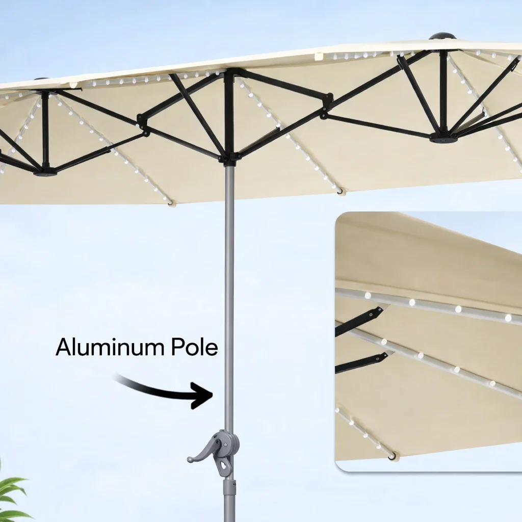 aluminum vs steel patio umbrella How to Choose a Patio Umbrella: The Complete Buying Guide